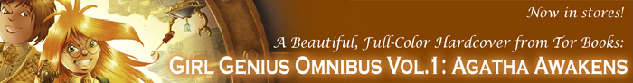 The new Girl Genius Omnibus from Tor Books