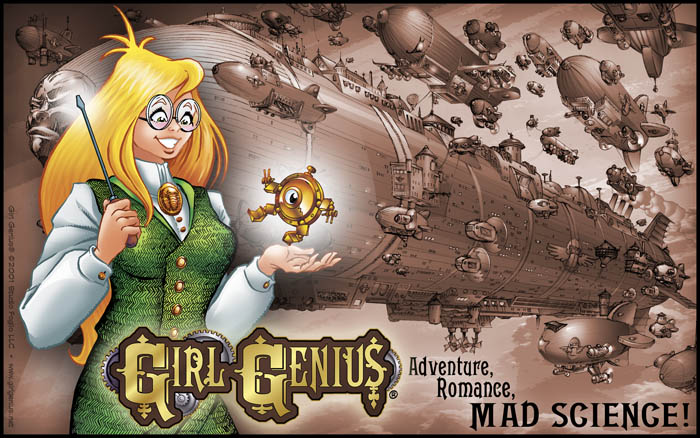 Comic - Girl Genius Welcomepage